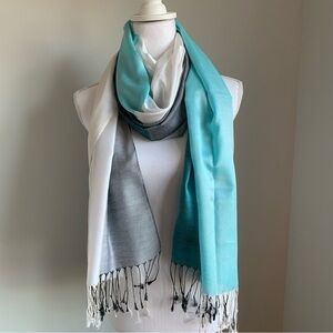 Italian Multi Toned Silk Scarf